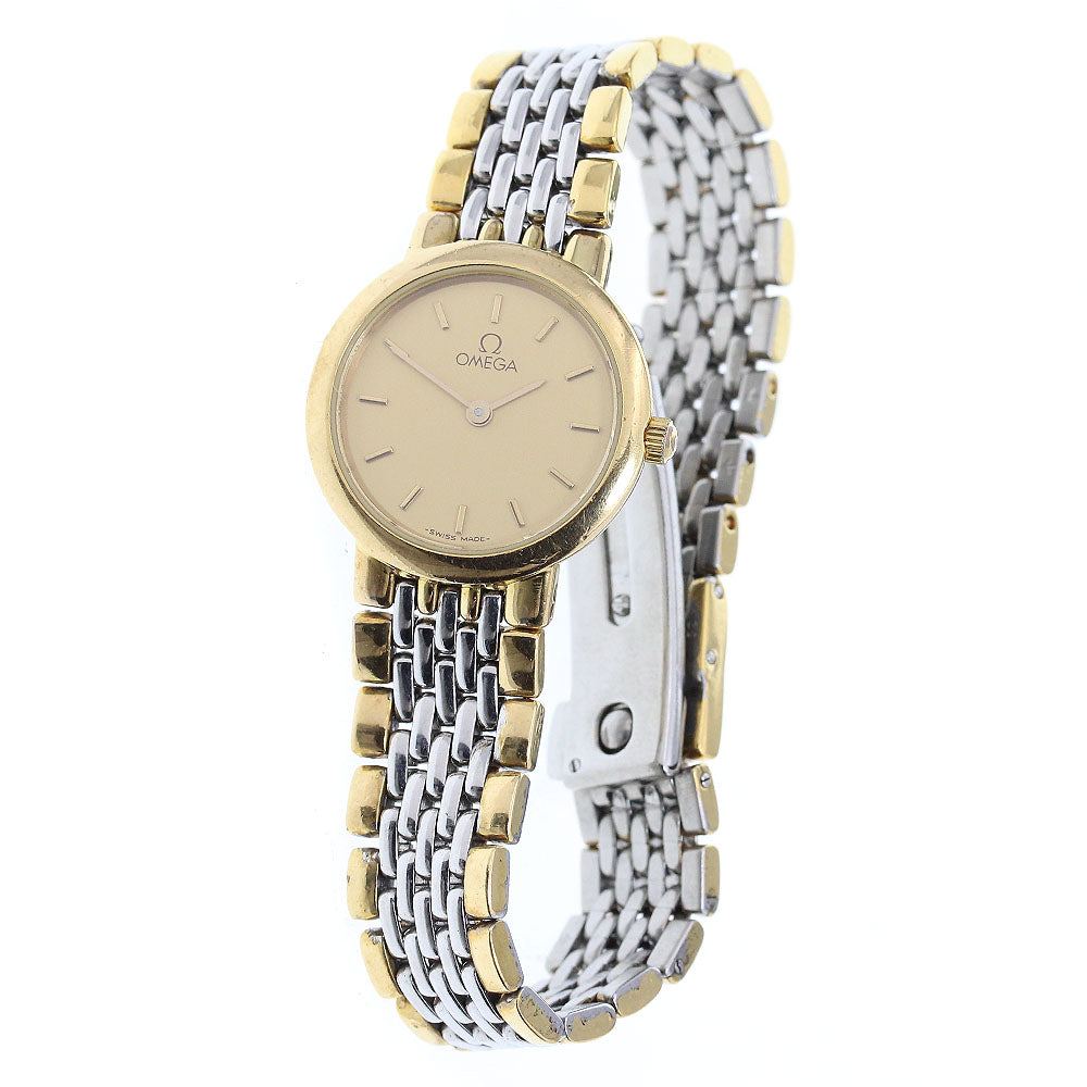 OMEGA De Ville 4370.16 gold Dial Quartz Ladies Watch_870107