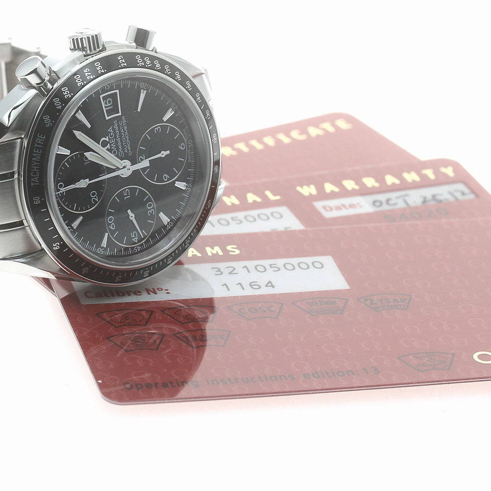 OMEGA Speedmaster 3210.50 Date Chronograph black Dial Automatic Men's_870111