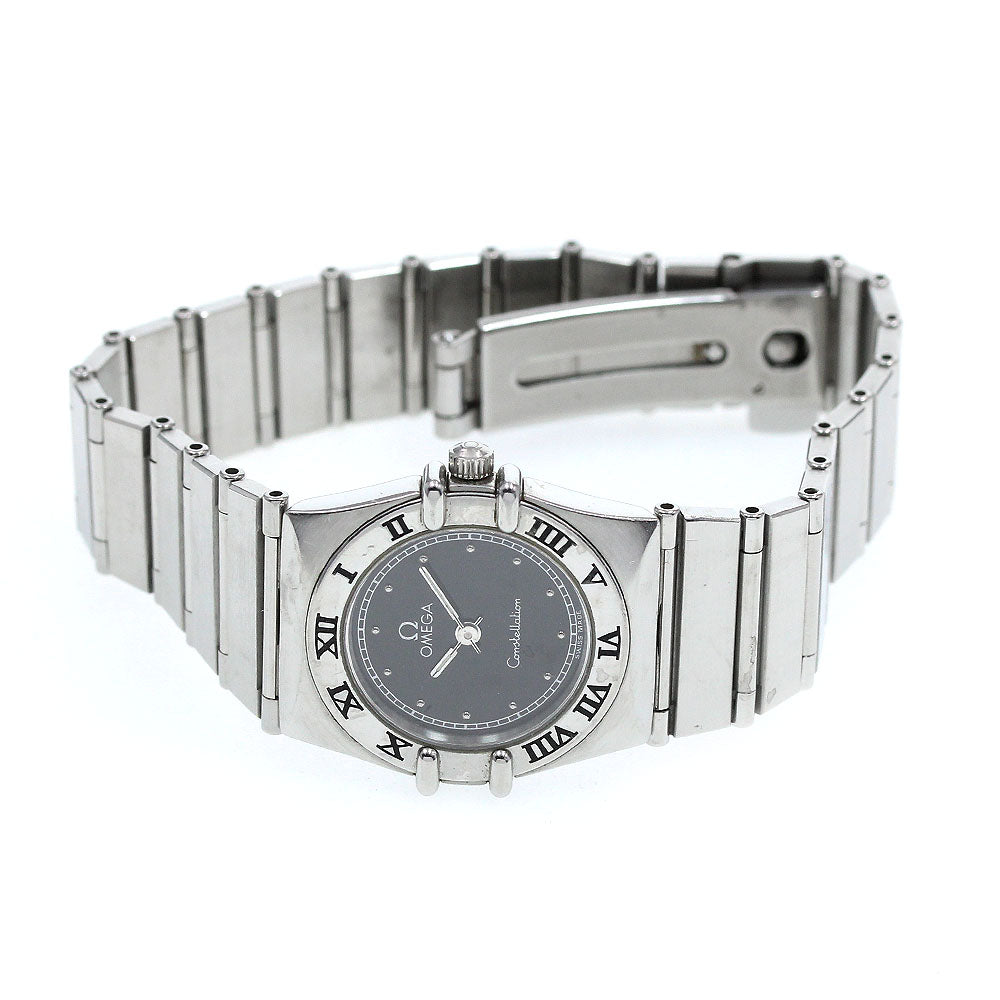 OMEGA Constellation black Dial Quartz Ladies Watch_870131