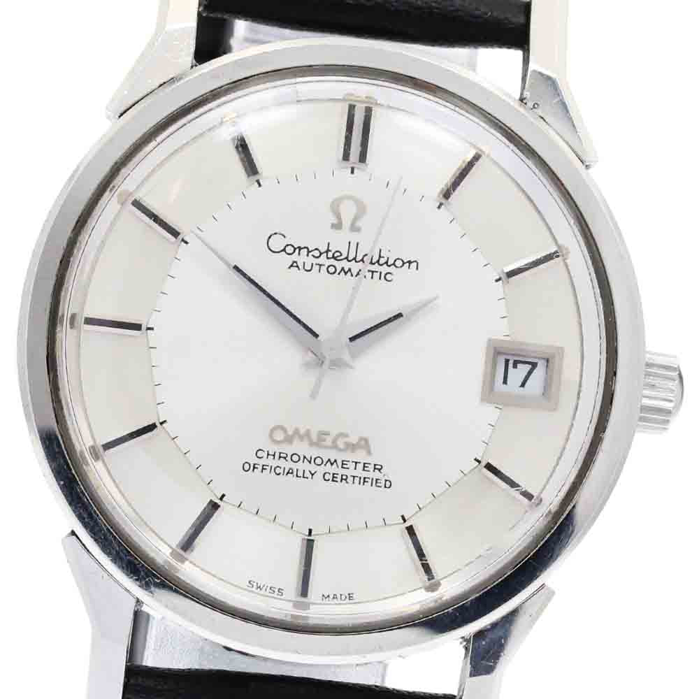 OMEGA Constellation 168.0065 Date 12-sided Cal.1011 Silver Dial Automatic Men's Watch_870133