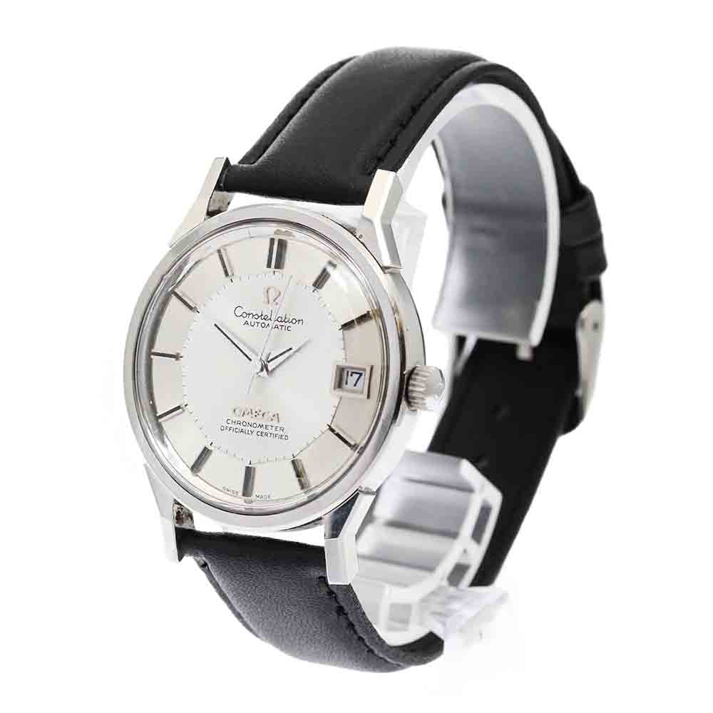 OMEGA Constellation 168.0065 Date 12-sided Cal.1011 Silver Dial Automatic Men's Watch_870133
