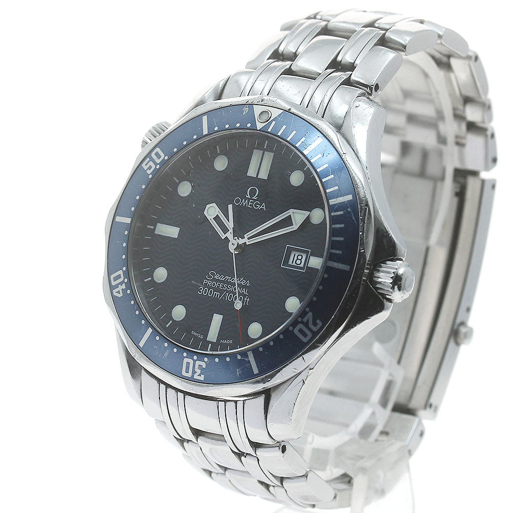 OMEGA Seamaster300 2541.80 Date Navy Dial Quartz Men's Watch_870146