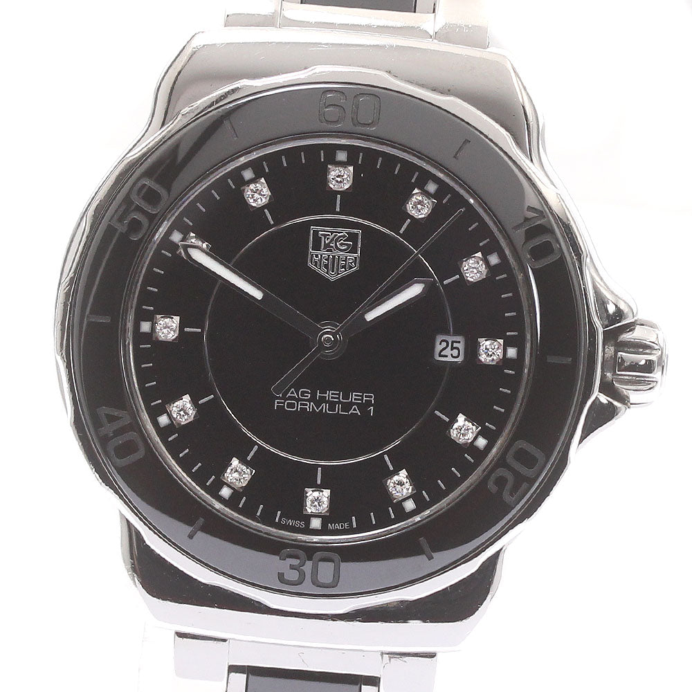 TAG HEUER Formula 1 WAH1314 12P diamond date Quartz Ladies Watch_870168