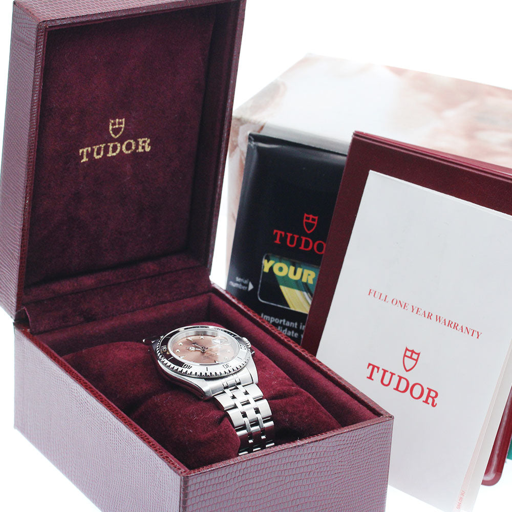TUDOR Prince Date Mini Sub 73190 cal.2671 pink Dial Automatic Boy's Watch_870179