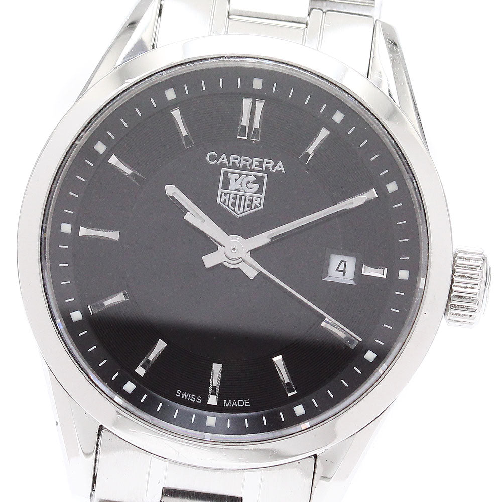 TAG HEUER Carrera WV1414 Date black Dial Quartz Ladies Watch_870180