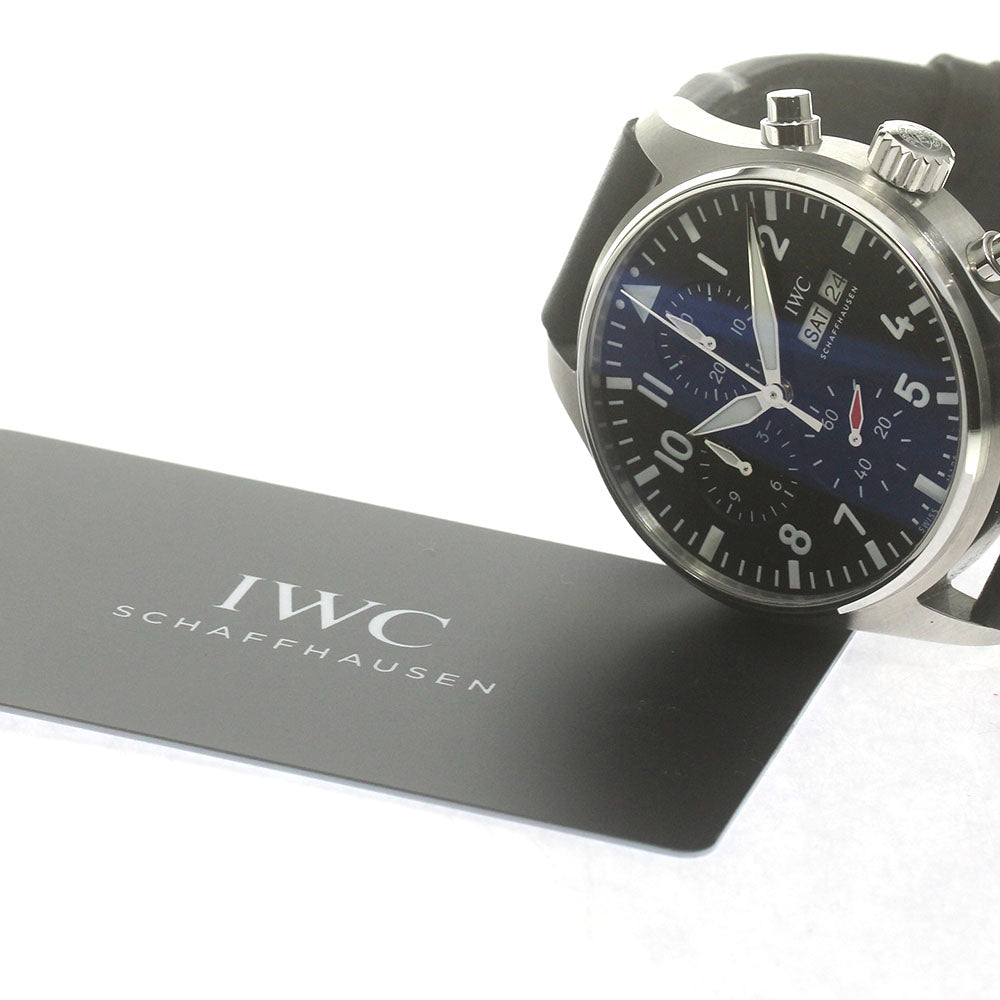 IWC SCHAFFHAUSEN Pilot watch IW378001 Chronograph day date AT Men's_870182
