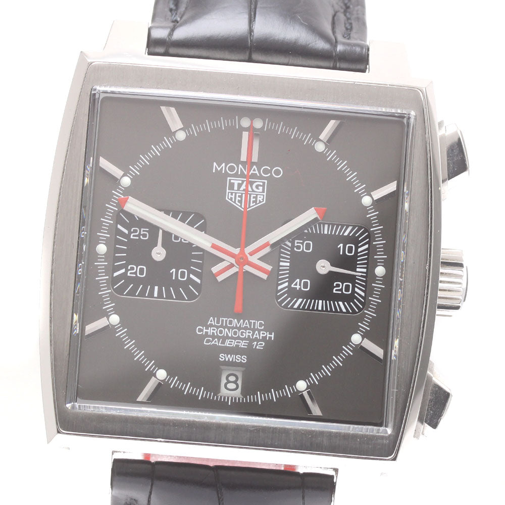 TAG HEUER Monaco CAW211J Caliber 12 chronograph gray Dial Automatic Men's Watch_870193