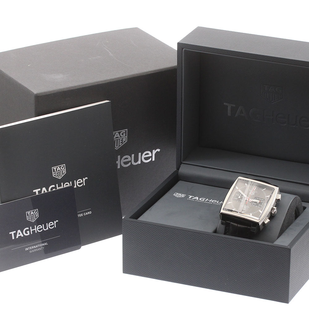TAG HEUER Monaco CAW211J Caliber 12 chronograph gray Dial Automatic Men's Watch_870193
