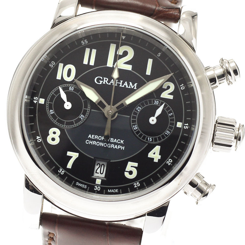 GRAHAM Aero flyback 2AFAS.B02A.C50B Chronograph black Dial Automatic Men's Watch_870210