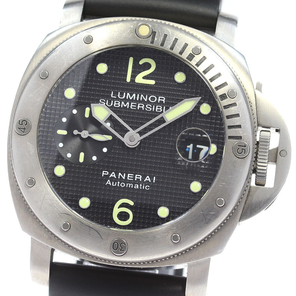 PANERAI Luminor Submersible PAM00025 Date black Dial Automatic Men's Watch_870225