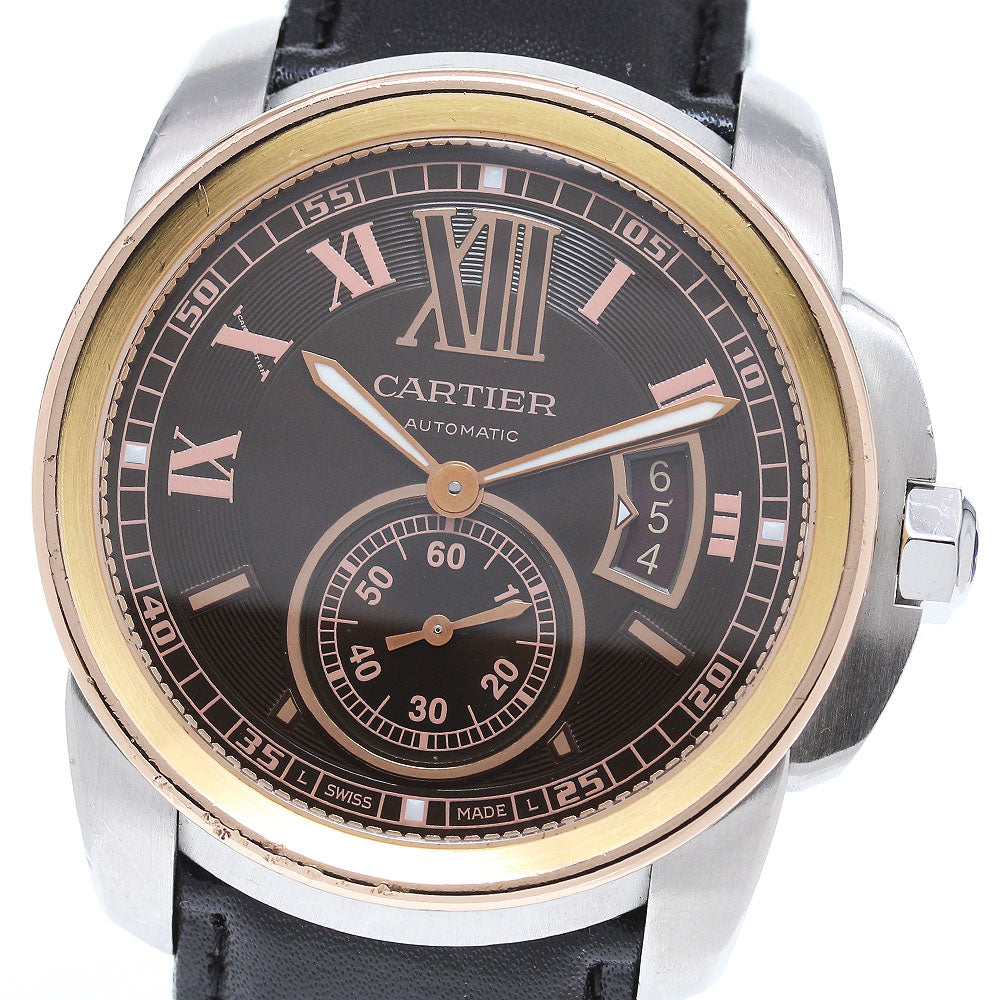 CARTIER Calibur de Cartier W7100051 Brown Dial Automatic Men's Watch_870229