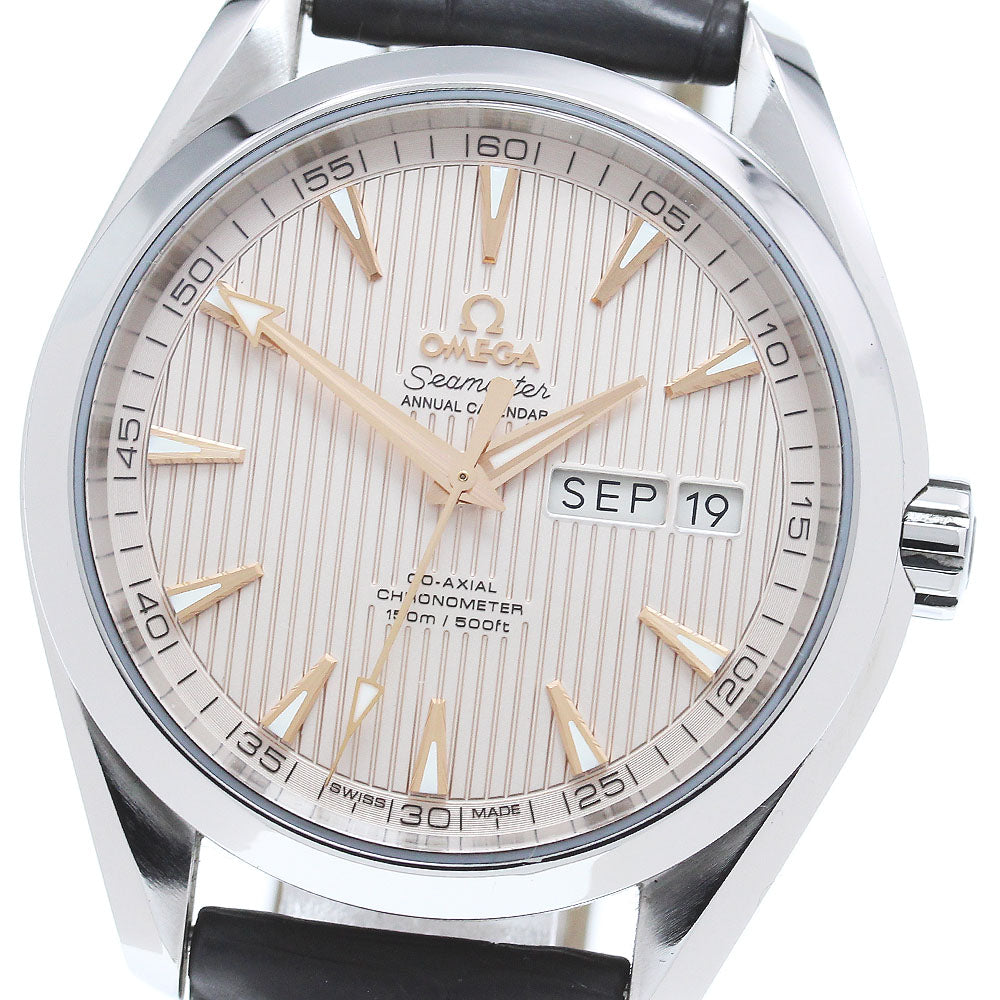 OMEGA Seamaster Aqua Terra 231.13.43.22.02.003 Annual calendar Silver Dial Automatic Men's Watch_870235