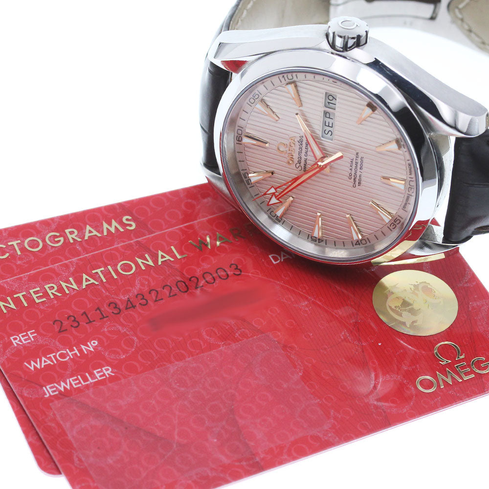 OMEGA Seamaster Aqua Terra 231.13.43.22.02.003 Annual calendar Silver Dial Automatic Men's Watch_870235