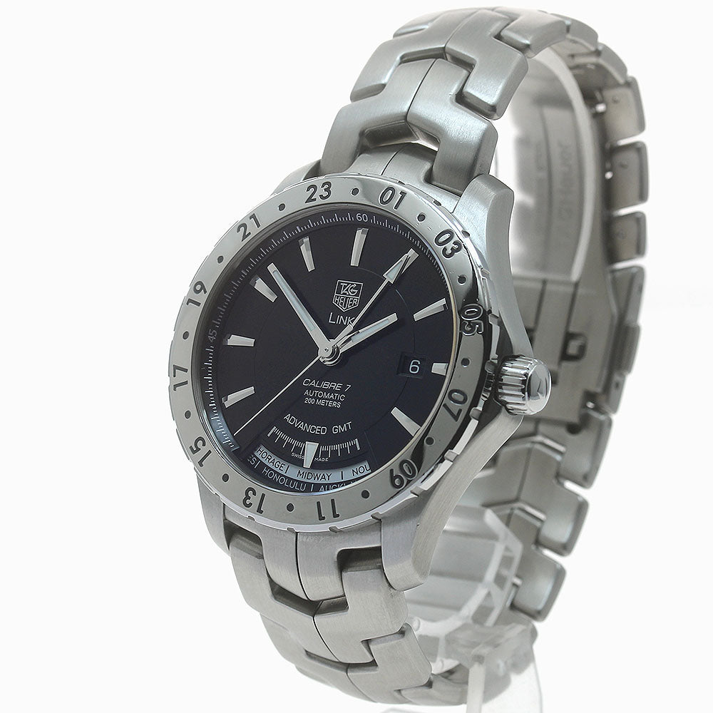 TAG HEUER Link WJ2010 GMT caliber 7 black Dial Automatic Men's Watch_870247