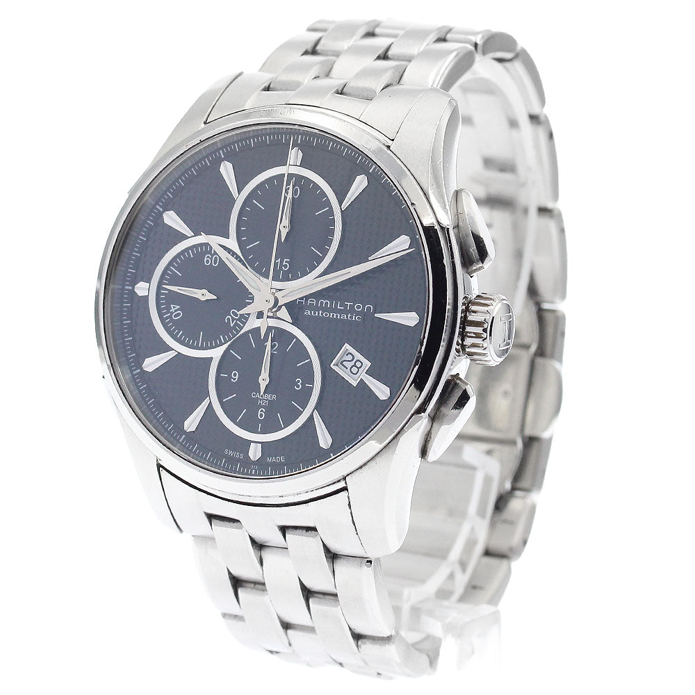 HAMILTON Jazz master H325960 Chronograph Date black Dial Automatic Men's_870264