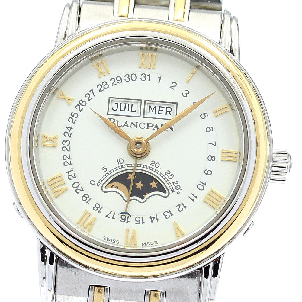 Blancpain Villeret 6395 Moon phase beige Dial Automatic Ladies Watch_870281