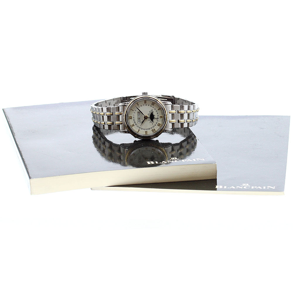 Blancpain Villeret 6395 Moon phase beige Dial Automatic Ladies Watch_870281