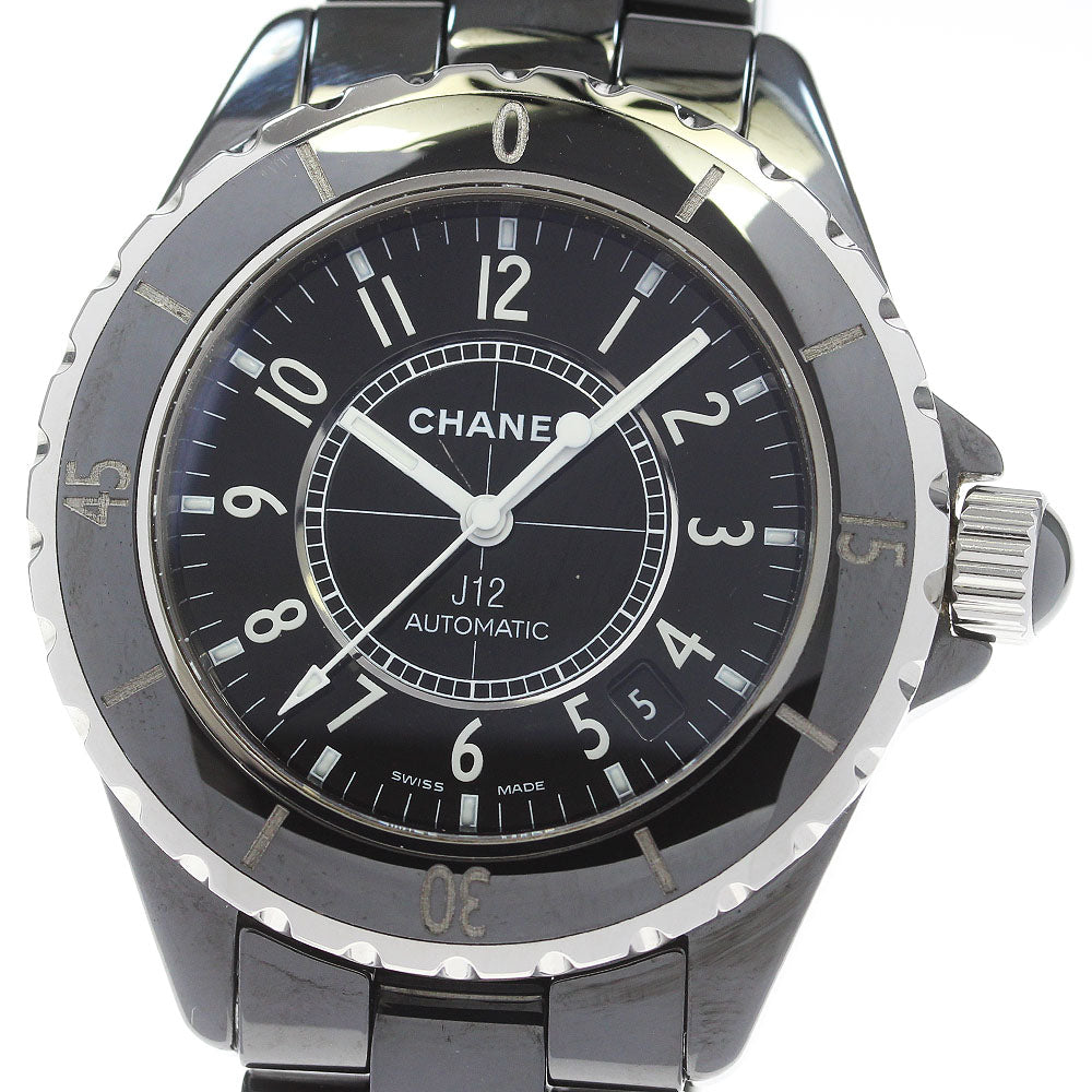 CHANEL J12 H0685 Black Ceramic 38MM black Dial Automatic Men's Watch_870289