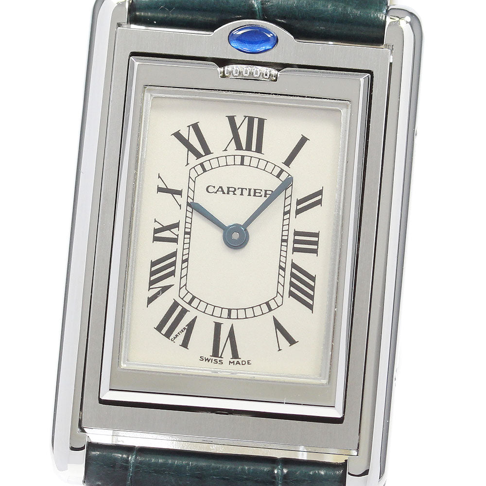 CARTIER Tank bath curant MM W1011258 Silver Dial Quartz Men's Watch_870290