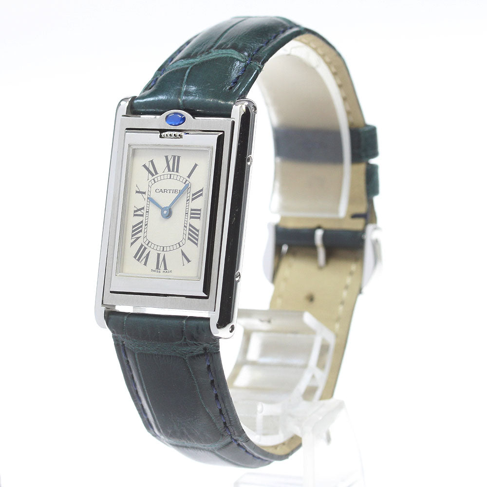 CARTIER Tank bath curant MM W1011258 Silver Dial Quartz Men's Watch_870290