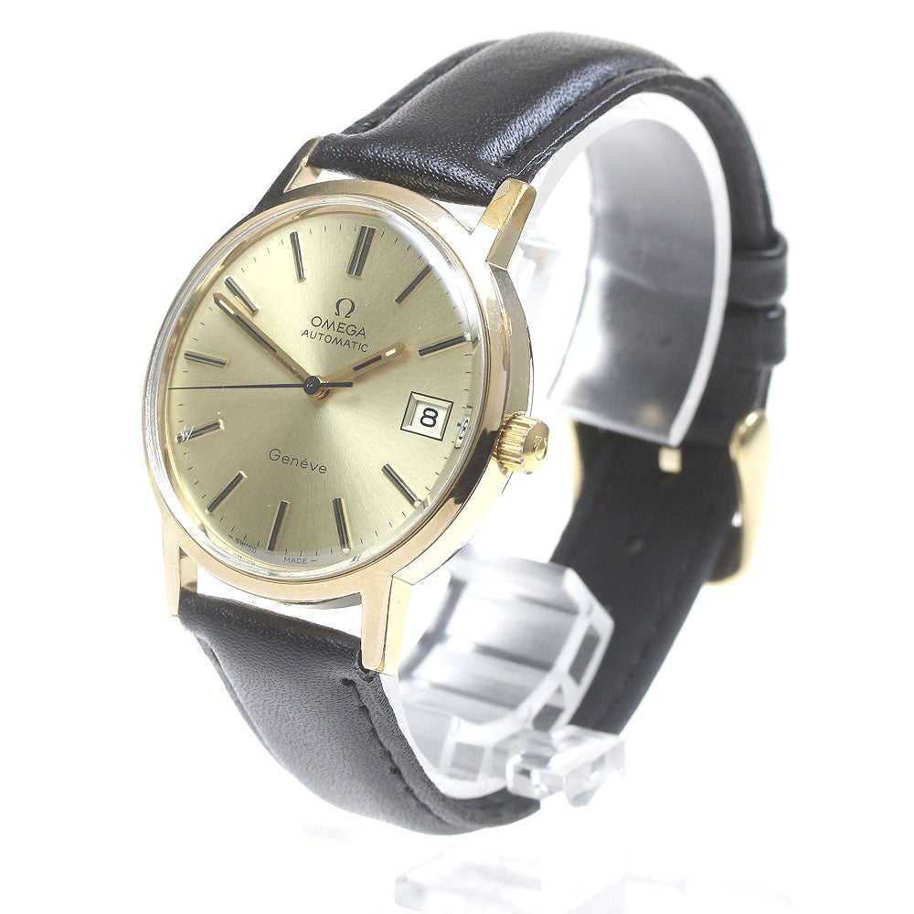 OMEGA Geneve 166.0163 Date Cal.1012 gold Dial Automatic Men's Watch_870299