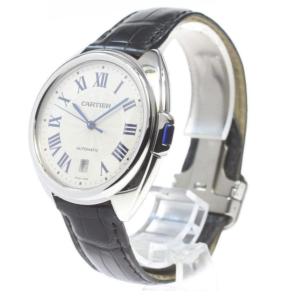 CARTIER Cres de Cartier WSCL0018 Date Silver Dial Automatic Men's Watch_870303