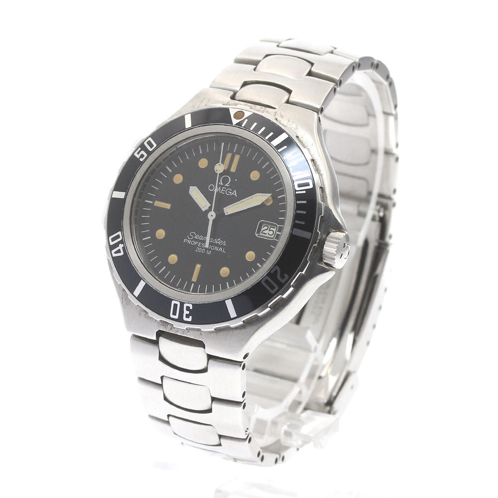 OMEGA Seamaster200 Date black Dial Quartz Men's Watch_870305