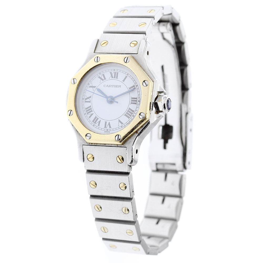 CARTIER Santos Octagon SM white Dial Automatic Ladies_870307