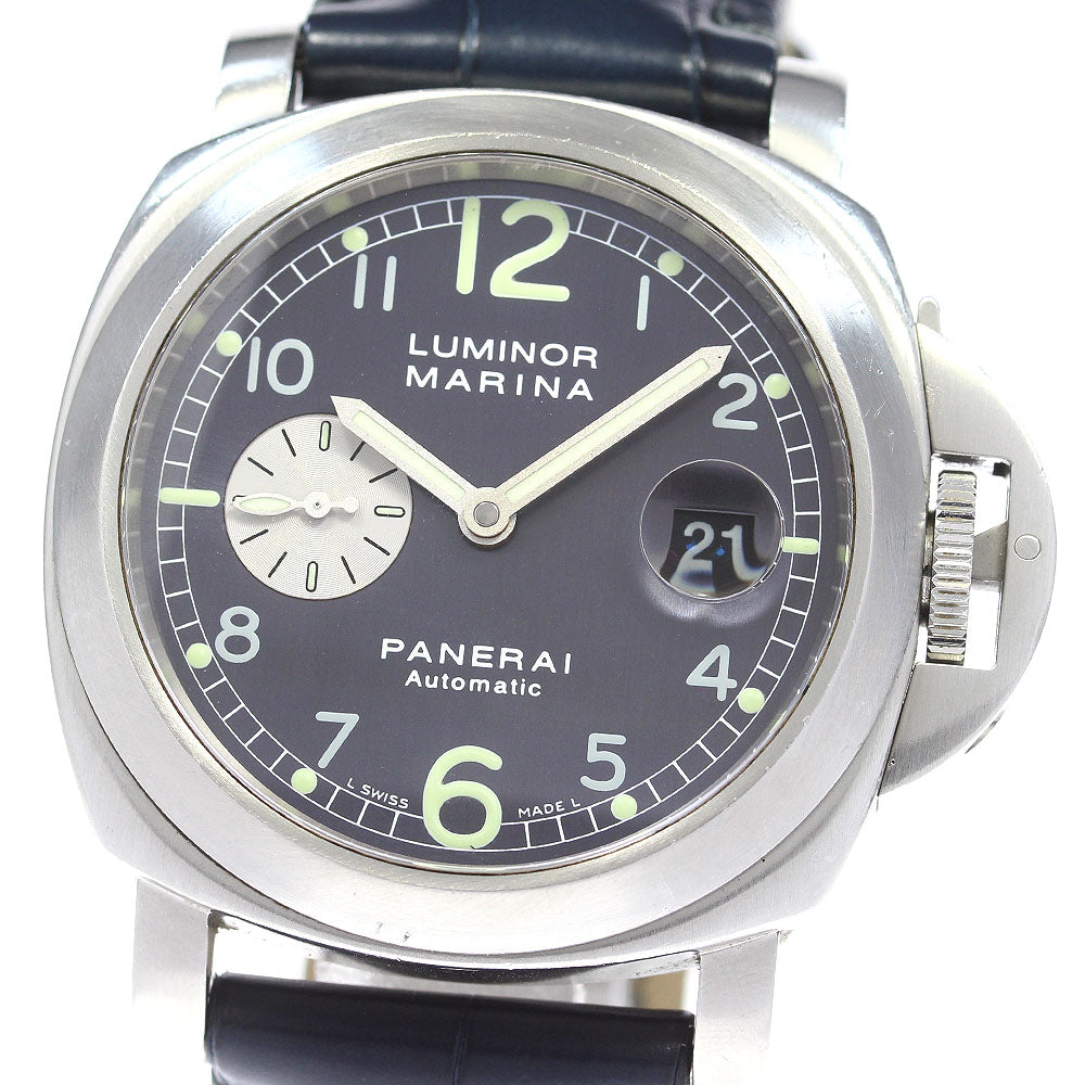PANERAI Luminor Marina PAM00086 Small seconds black Dial Automatic Men's Watch_870315