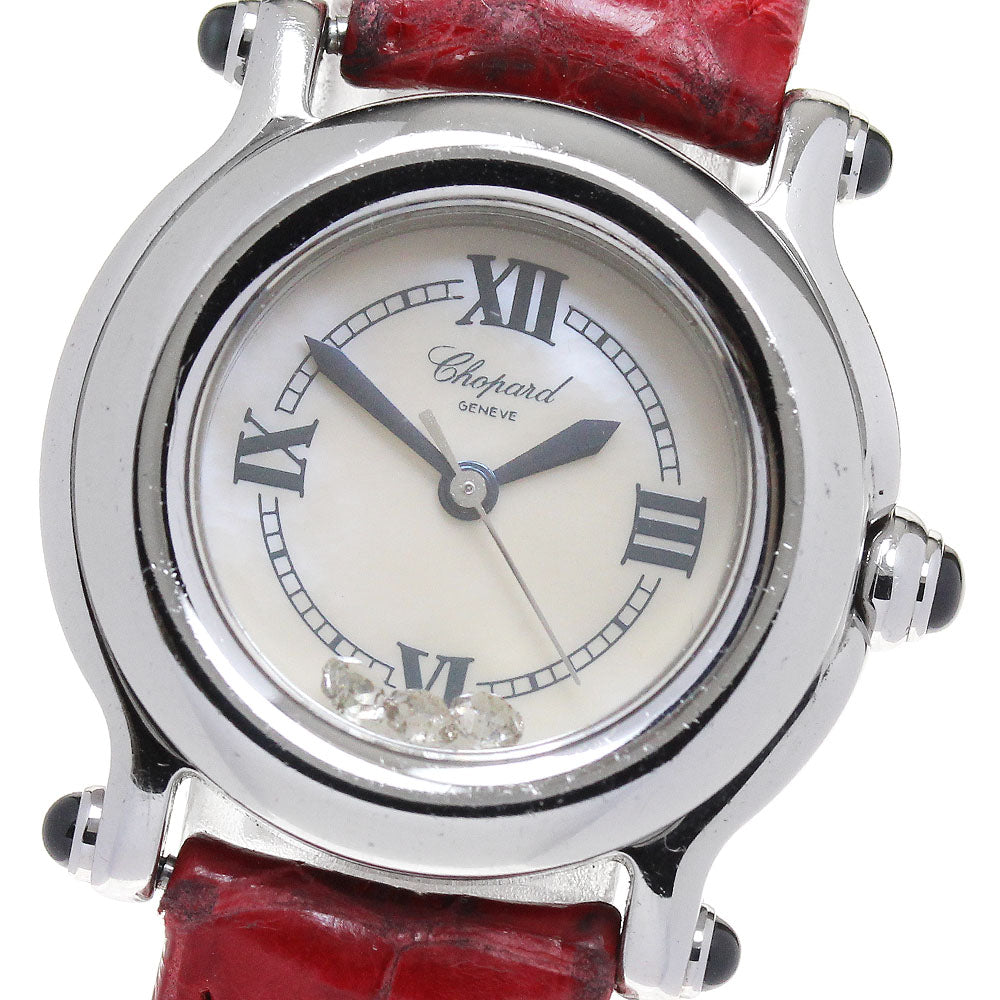 Chopard Happy sports 27/8250-23 3P diamond White shell Dial Quartz Ladies Watch_870319