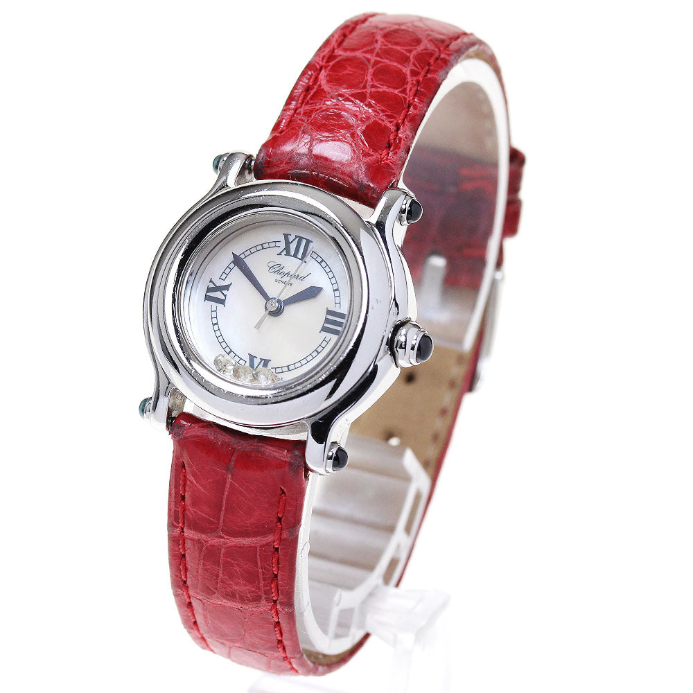 Chopard Happy sports 27/8250-23 3P diamond White shell Dial Quartz Ladies Watch_870319