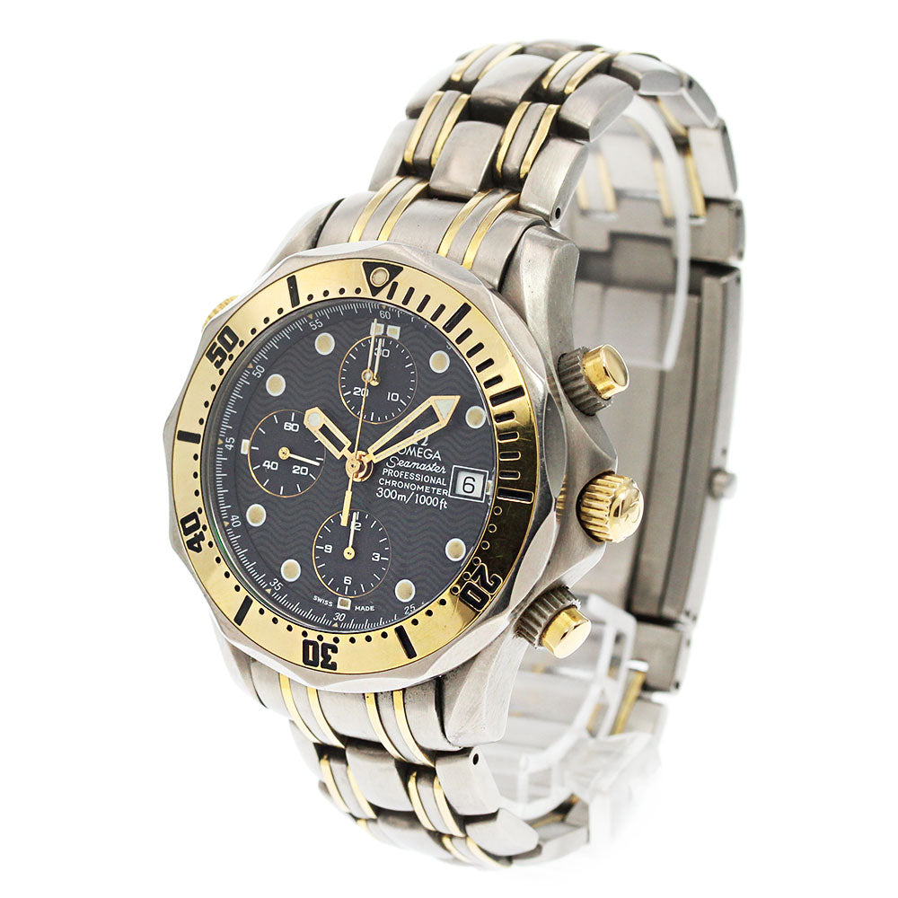 OMEGA Seamaster 300 Chronograph 2297.80 YG2 tone Automatic Men's Watch_870328