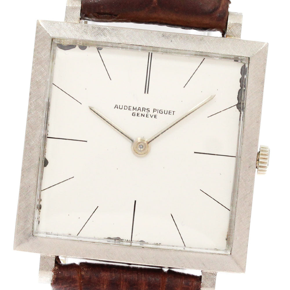AUDEMARS PIGUET K18WG Cal.2003 Silver Dial Hand Winding Men's Watch_870337