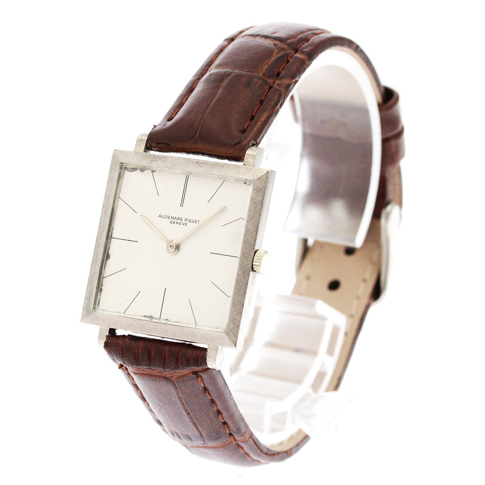 AUDEMARS PIGUET K18WG Cal.2003 Silver Dial Hand Winding Men's Watch_870337