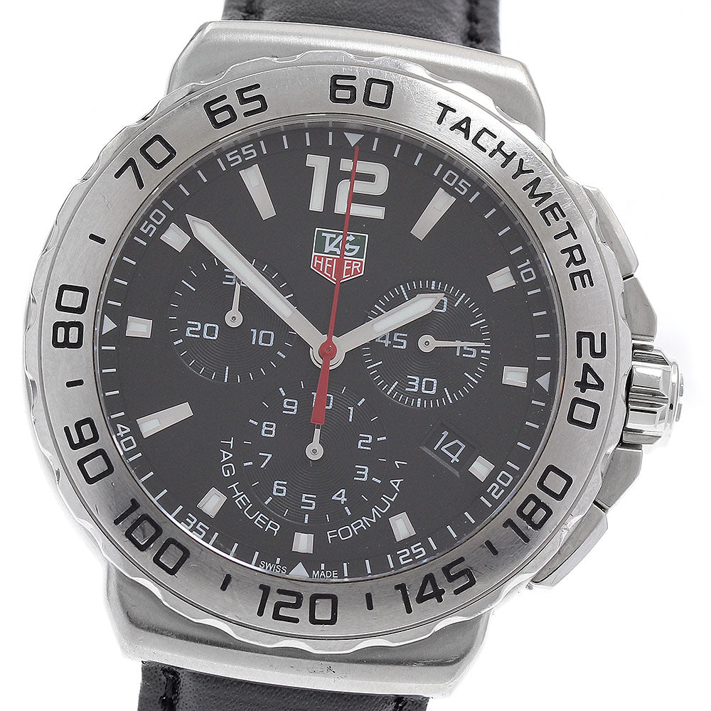 TAG HEUER Formula 1 CAU1112 Chronograph Black Dial Quartz Men's Watch_870354