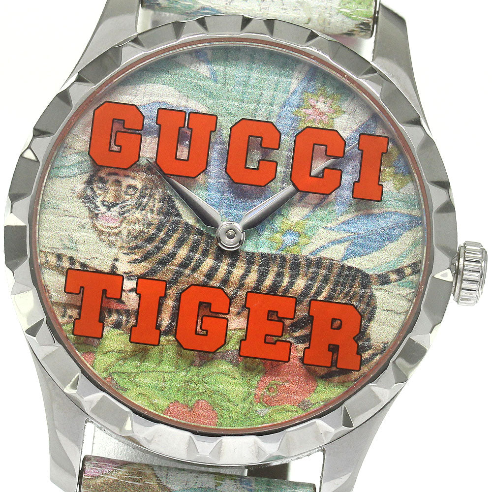 GUCCI G-timeless 126.4/YA1264185 Tiger multicolor Dial Quartz Boy's Watch_870363