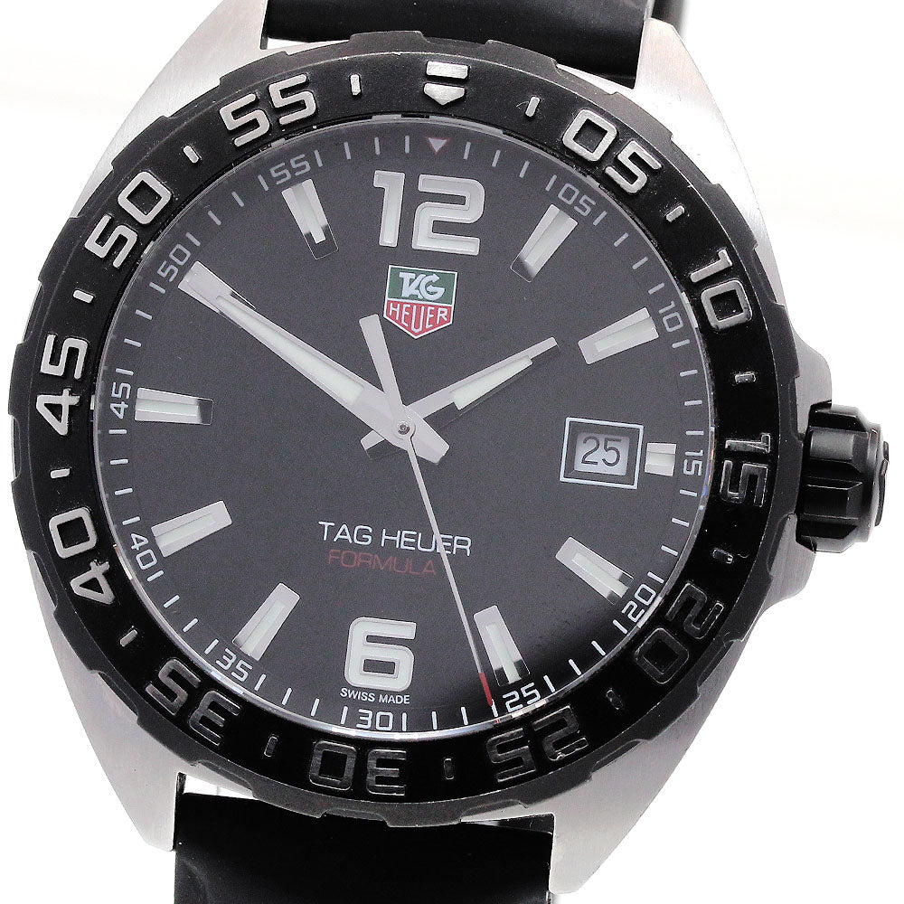 TAG HEUER Formula 1 WAZ1110 Date Black Dial Quartz Men's Watch_870367