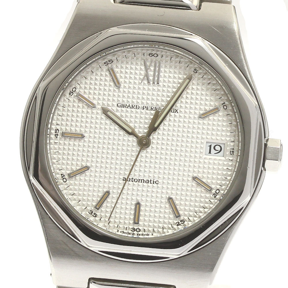 GIRARD PERREGAUX Lore art 8010 Date Silver Dial Automatic Men's Watch_870389