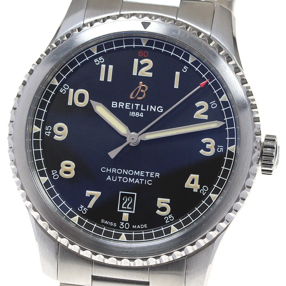 BREITLING Aviator 8 Automatic 41 A17315 Date black Dial Automatic Men's_870428