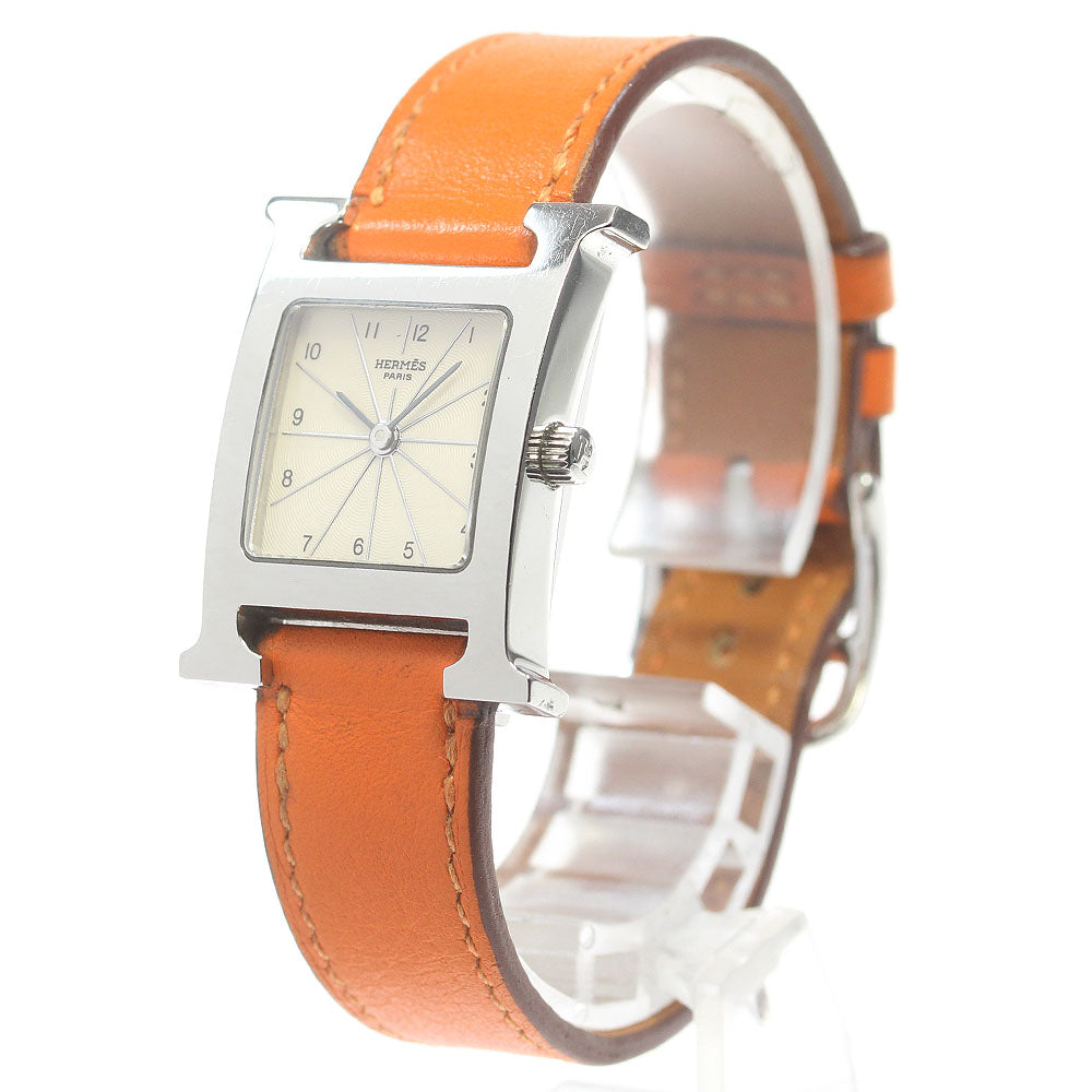 HERMES H watch HH1.210 beige Dial Quartz Ladies Watch_870474