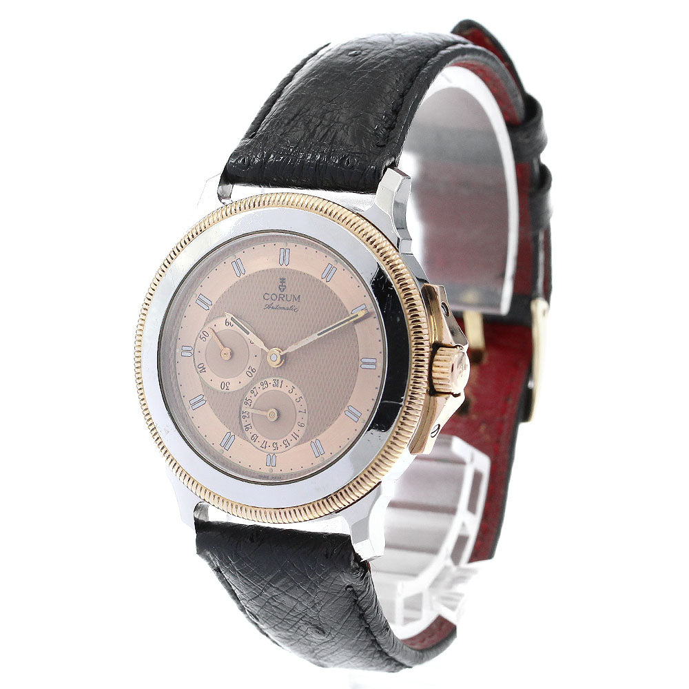 CORUM Mechanic 74.111.24 M-84 Date Small Second Pink gold Dial Automatic Men's Watch_870479