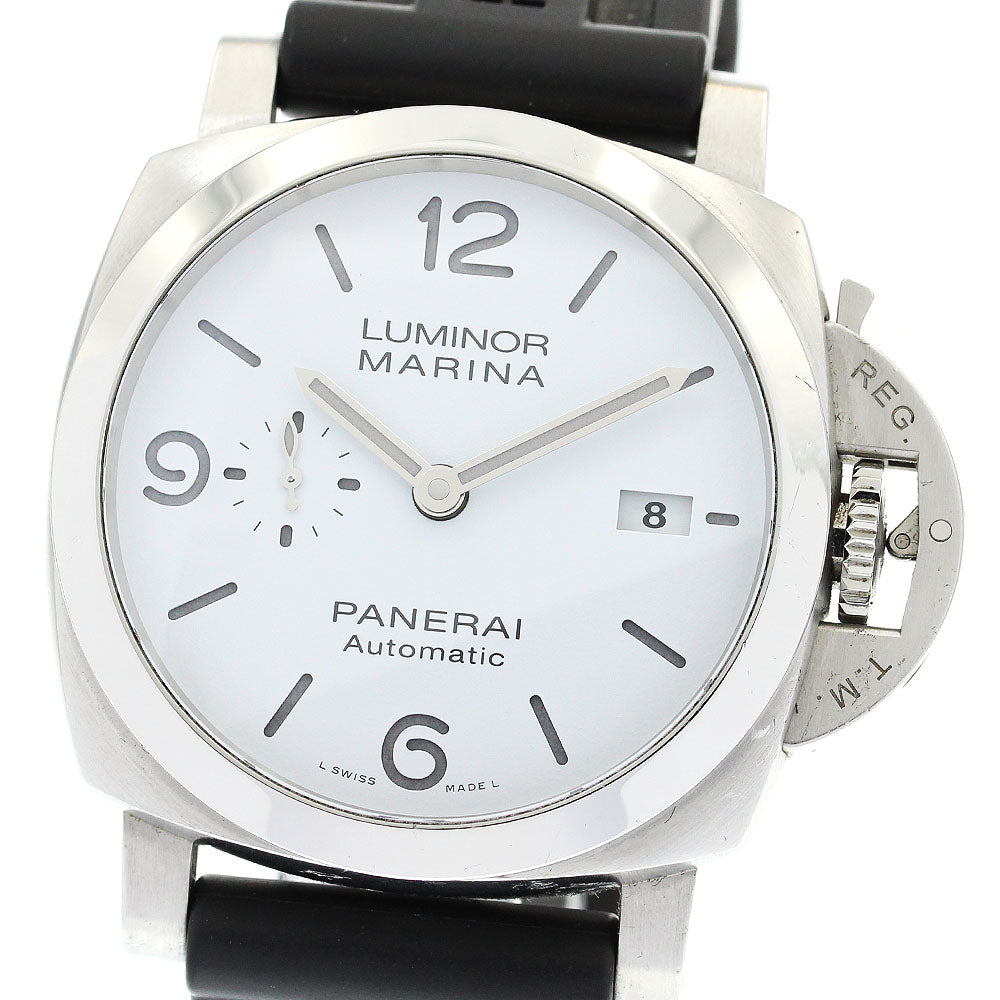 PANERAI Luminor Marina PAM01314 Small seconds white Dial Automatic Men's_870504