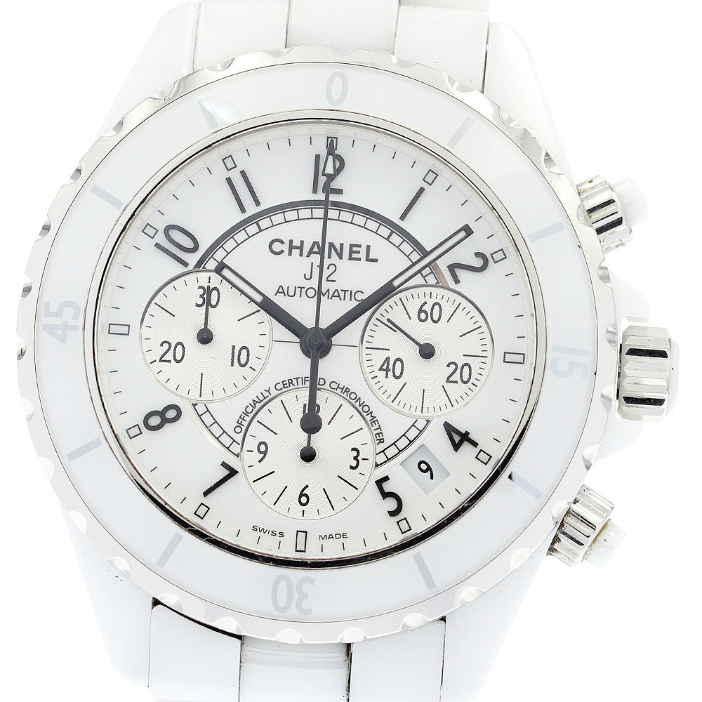 CHANEL J12 H1007 White ceramic white Dial Automatic Men's Watch_870509