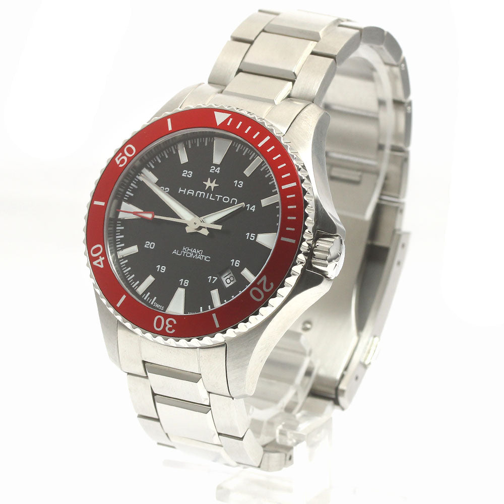 HAMILTON Khaki navy H824050 Date black Dial Automatic Men's Watch_870553