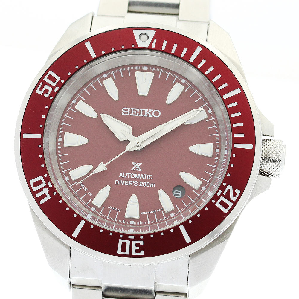 SEIKO Prospex Diver 4R35-06K0/SBDY12 Date Red Dial Automatic Men's Watch_870562