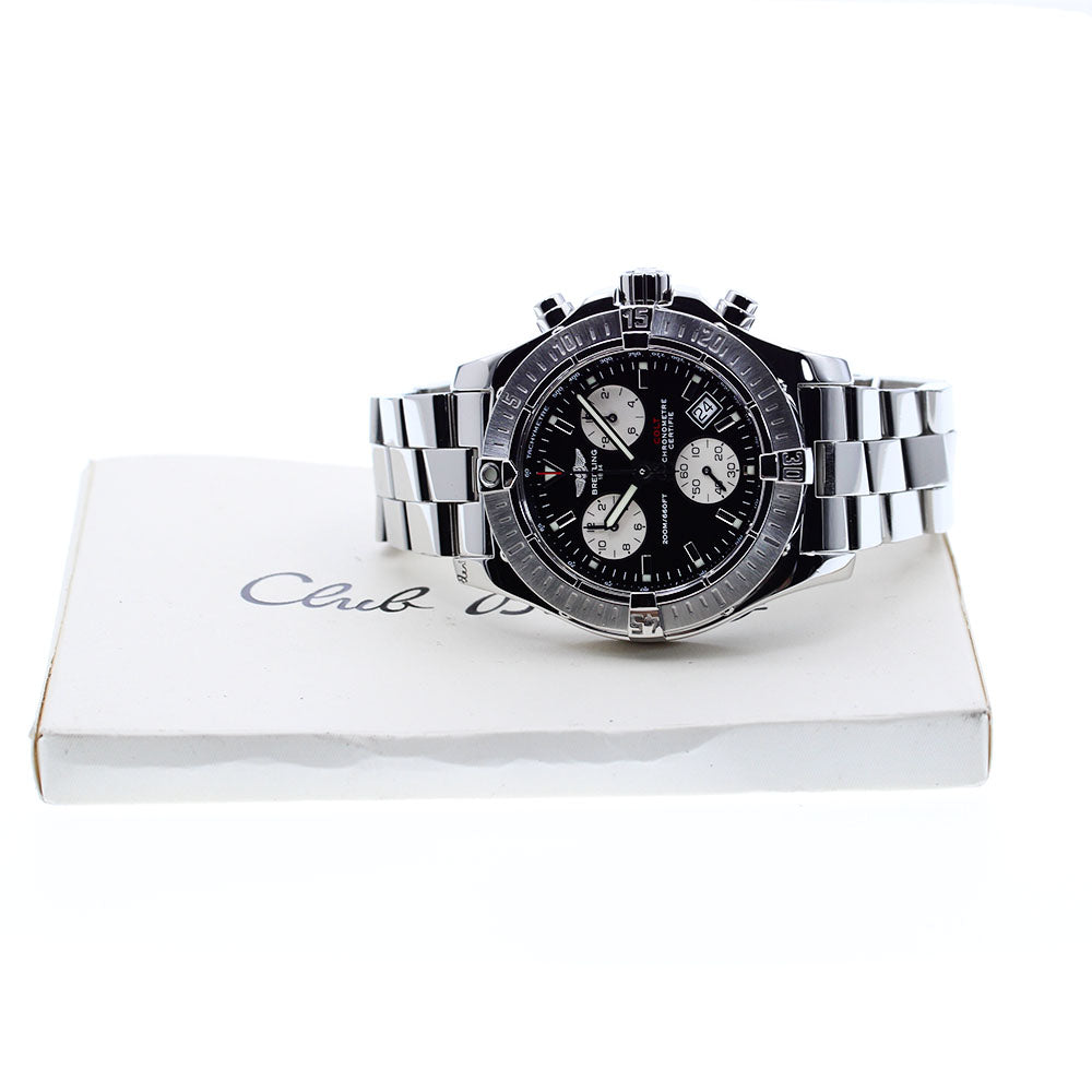 BREITLING Colt A73380 Chronograph black Dial Quartz Men's Watch_870603
