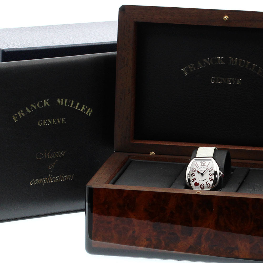 FRANCK MULLER Heart to Heart Tresociete 5002SQZC7HJ 500 limited Silver Dial Quartz Ladies Watch_870609