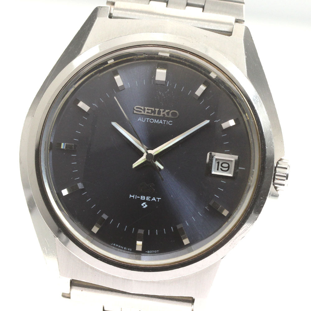SEIKO Grand Seiko High Beat 6145-8050 Date Automatic Men's Watch_870624