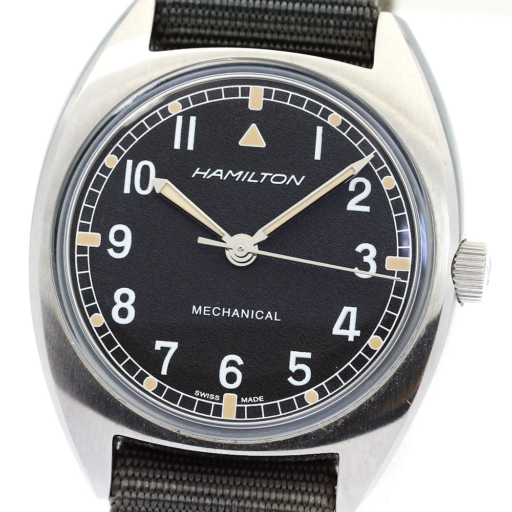 HAMILTON Khaki Aviation Pilot Pioneer H76419931 Hand Winding Men's Watch_870632