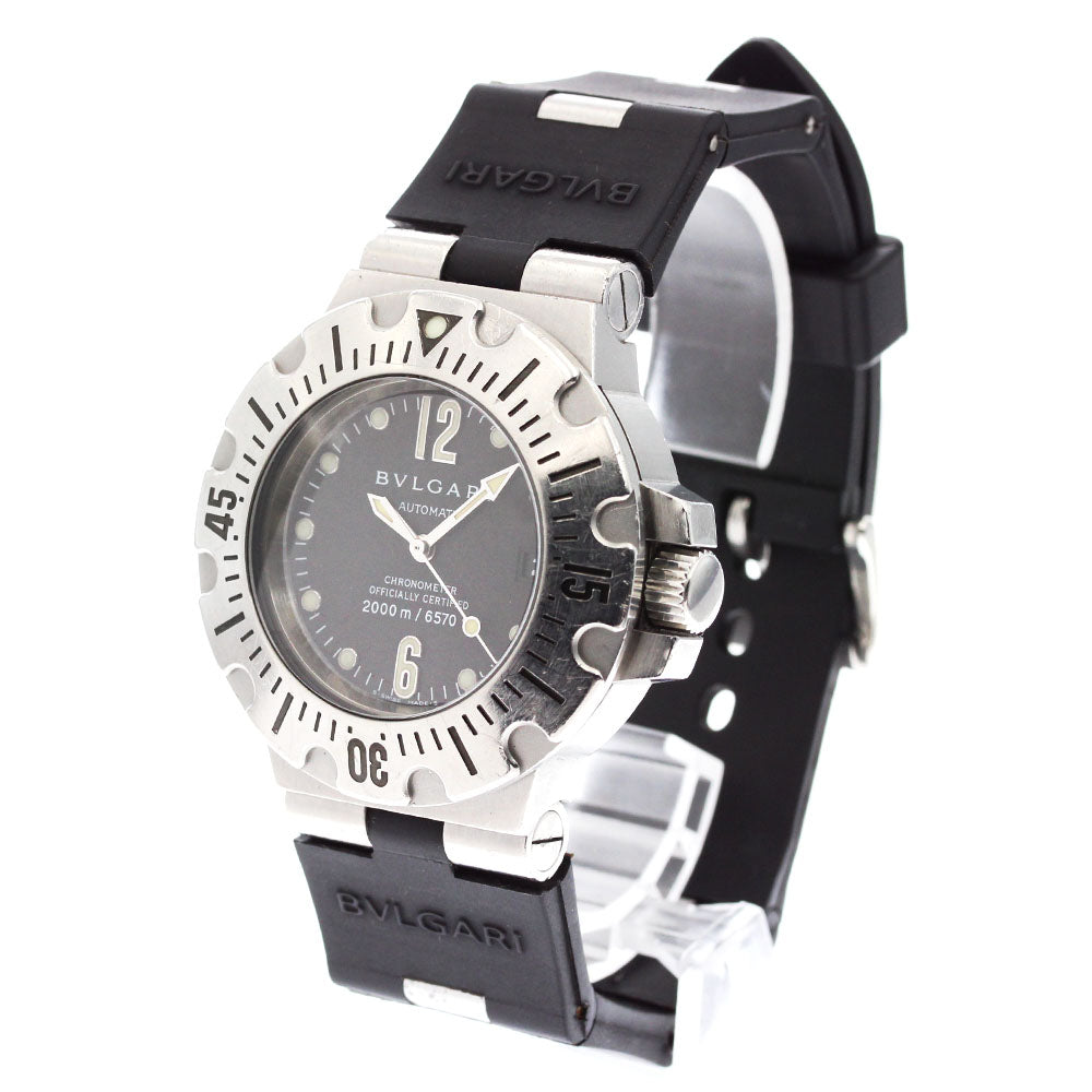 BVLGARI Diagono Scuba SD42S black Dial Automatic Men's Watch_870637